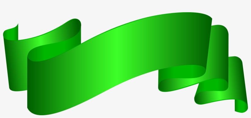 Green Ribbon Png, transparent png #166584