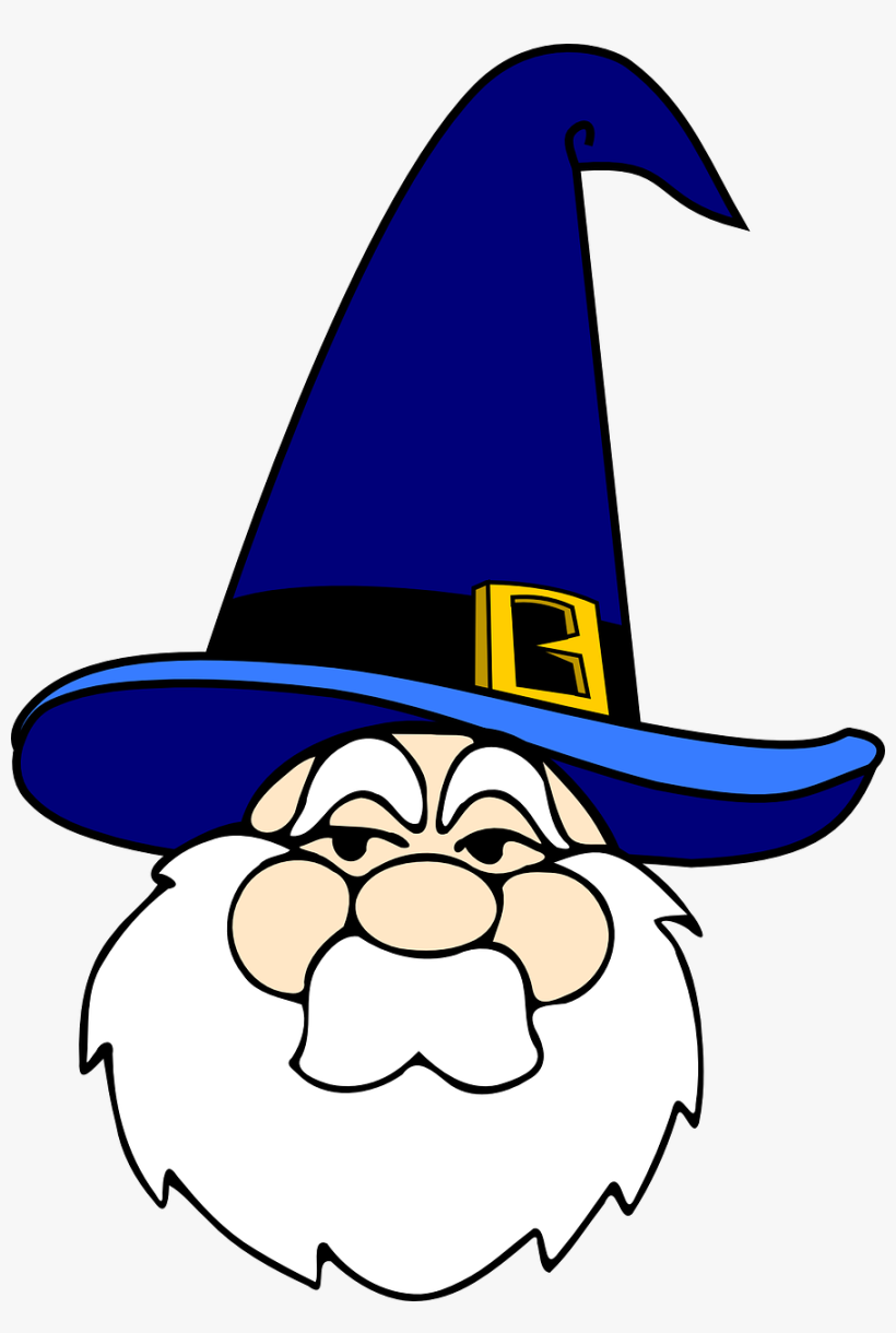 Wizard In Blue Hat Clipart Png For Web, transparent png #166611