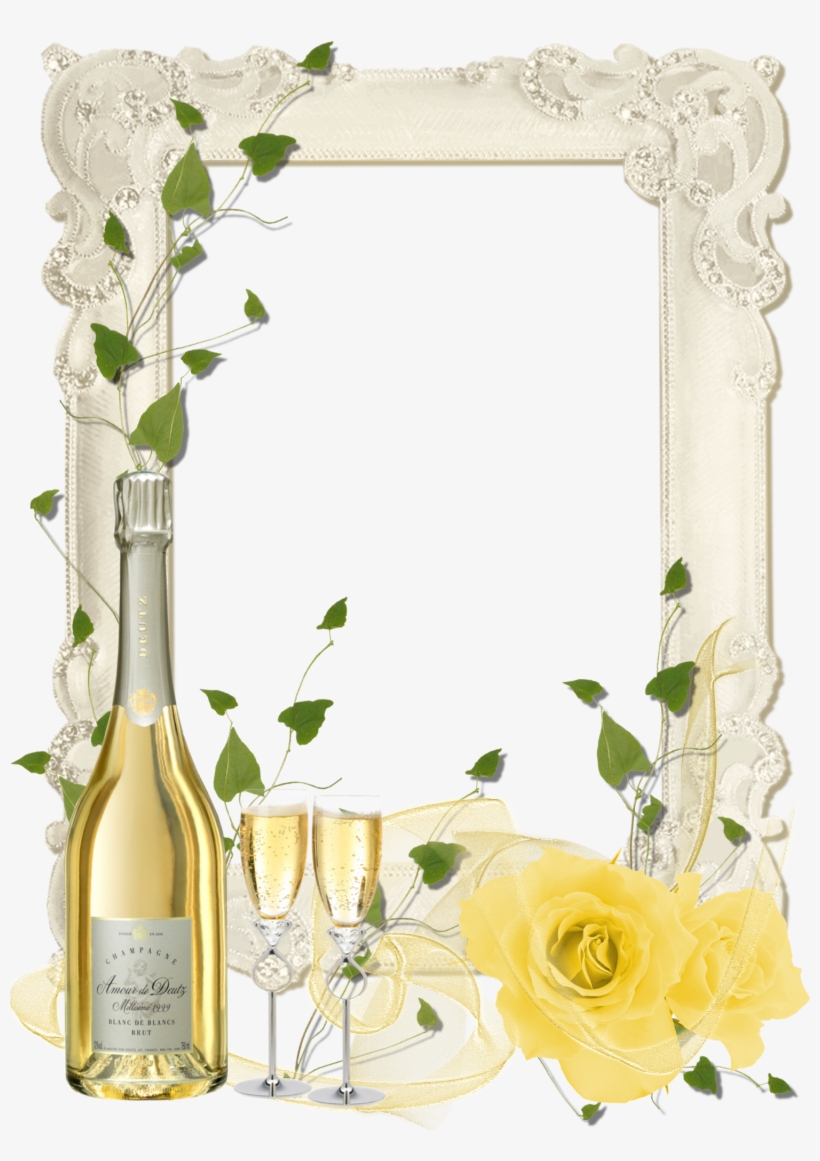 Champagne Frame, transparent png #166616