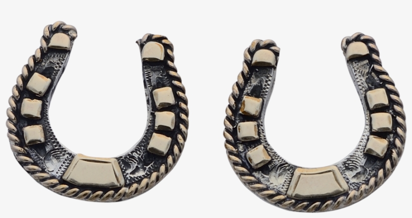 The Matilda Sterling Horseshoe Post Earrings - Earring, transparent png #166646