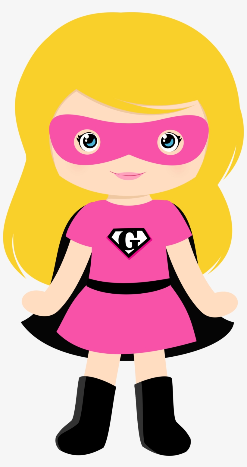 View All Images At Grafos-costume Girls Folder - Super Heroinas Cute Png, transparent png #166717
