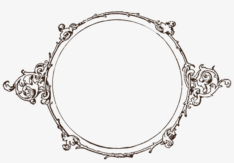 Elegant Circle Border - Vintage Circle Frame Png, transparent png #166737