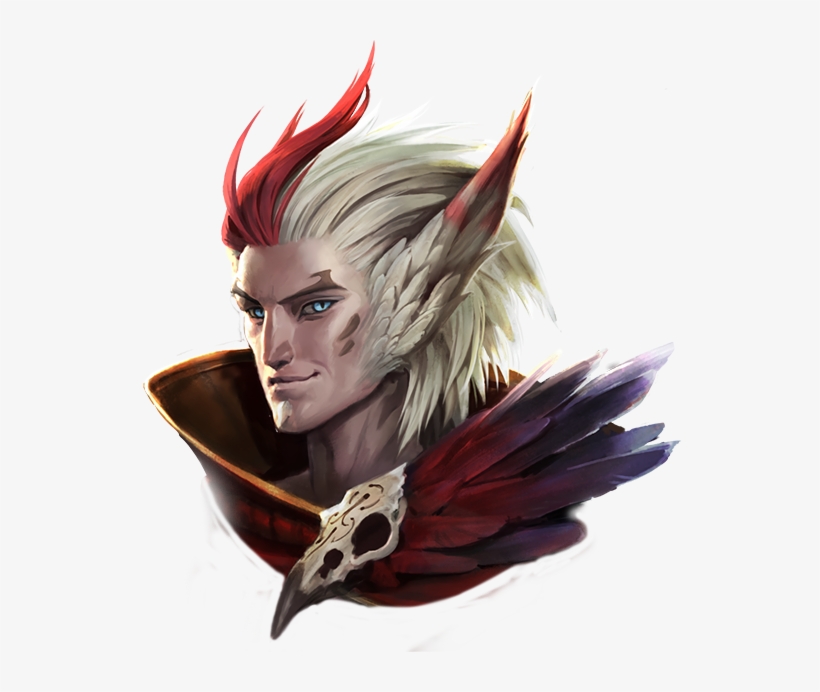 Rakan Portrait By Hd Wallpaper Artwork League Of Legends - League Of Legends Rakan, transparent png #166826