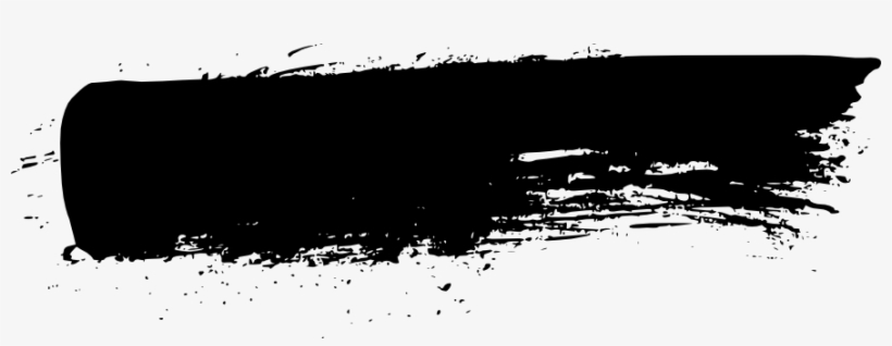 Png Brush - Black Paint Stroke Png, transparent png #167289