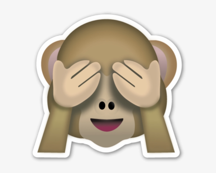 If You Are Looking For The Emoji Sticker Pack, Which - See-no-evil Monkey Emoticon Emoji Pillow Case Cover, transparent png #167395