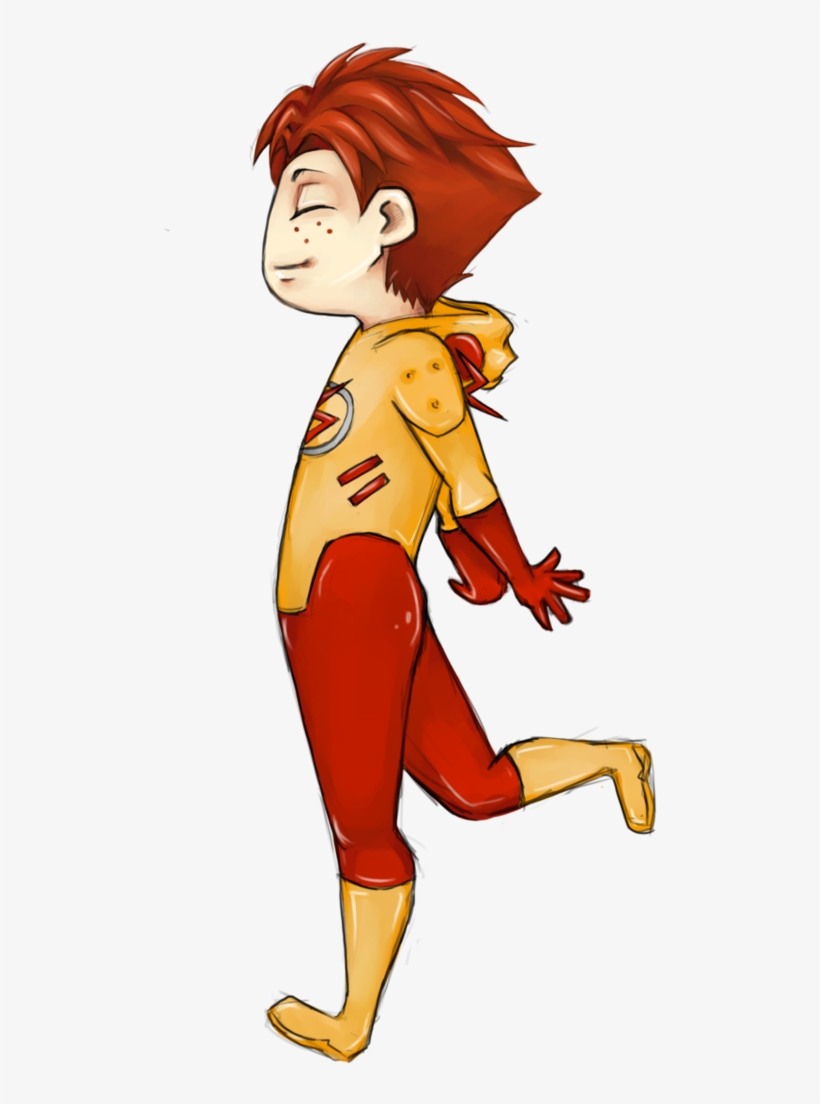 Kid Flash Png Pic - Kid Flash, transparent png #167542