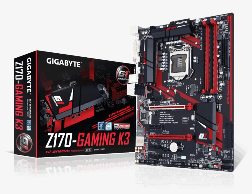Ga Z170 Gaming K3 - Gigabyte Z170 Gaming K3, transparent png #167544