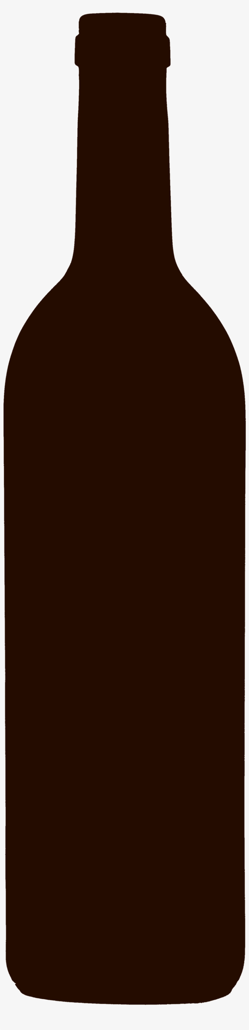 Bottle Silhouette Png - Bronze, transparent png #167602