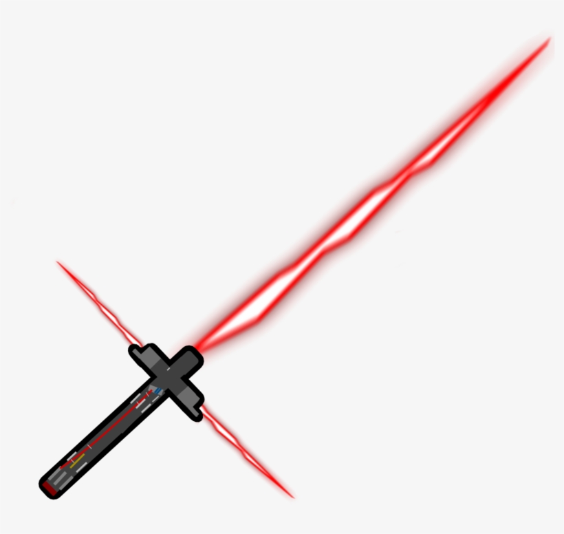 Kylo Rens Lightsaber By Cr - Sable De Luz De Kylo Ren Png, transparent png #168093