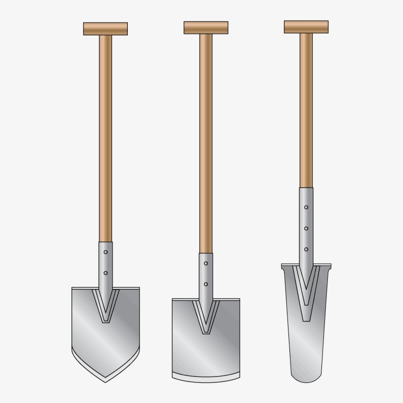File - Shovels - Pala Piatta, transparent png #168153