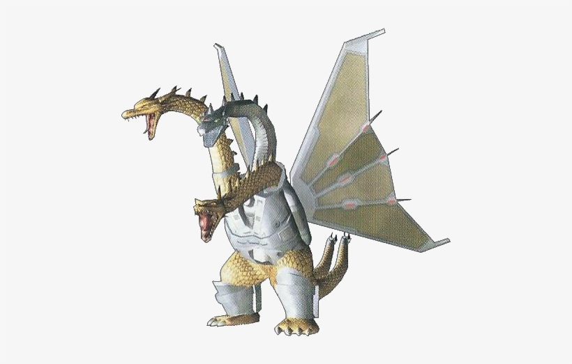 Godzilla Save The Earth Mecha-king Ghidorah - Godzilla Destroy All Monsters Mecha King Ghidorah, transparent png #168239