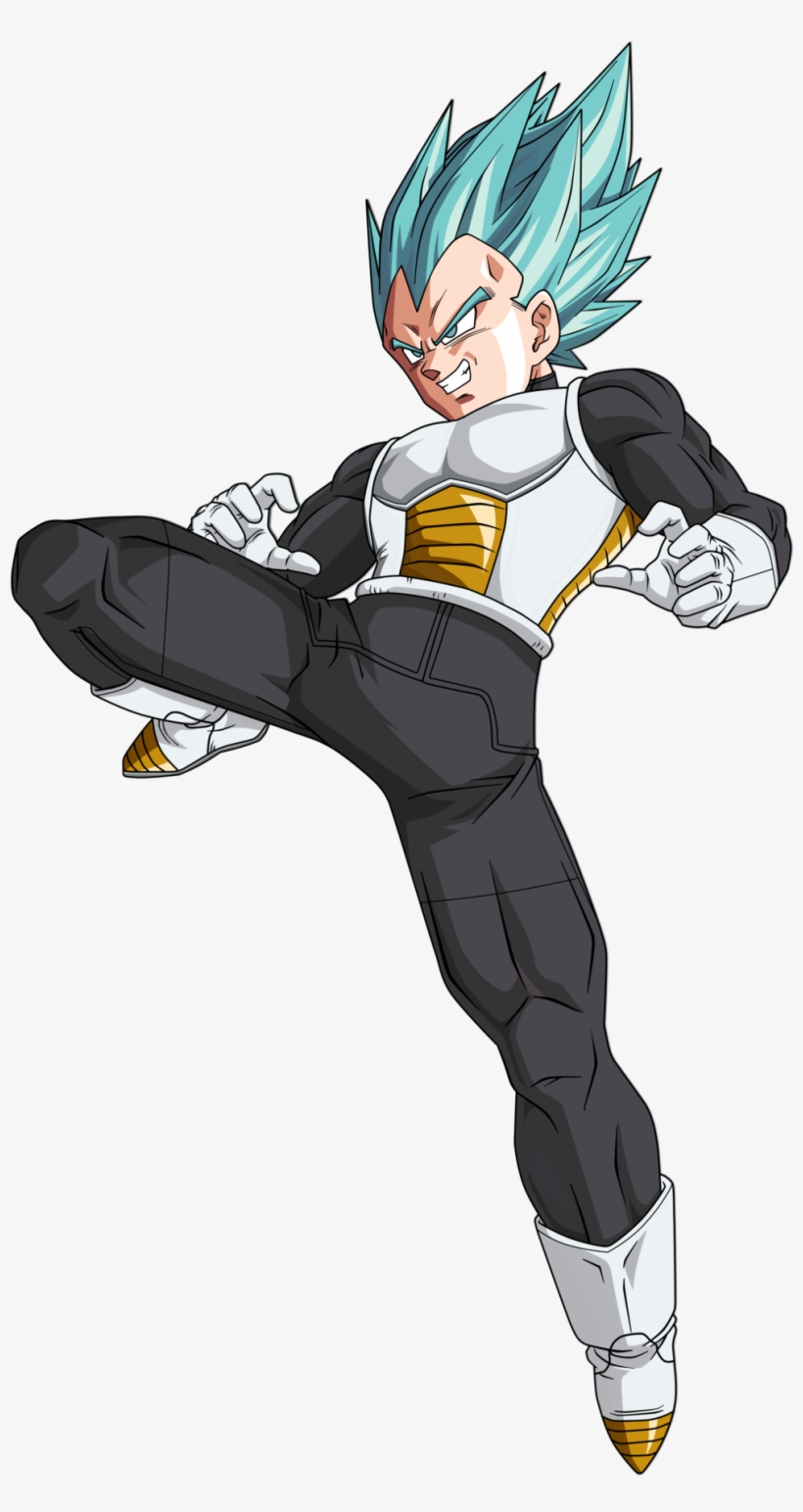 Dragon Ball Z Vegeta Logo - - Vegeta Dios Azul Cuerpo Completo, transparent png #168293