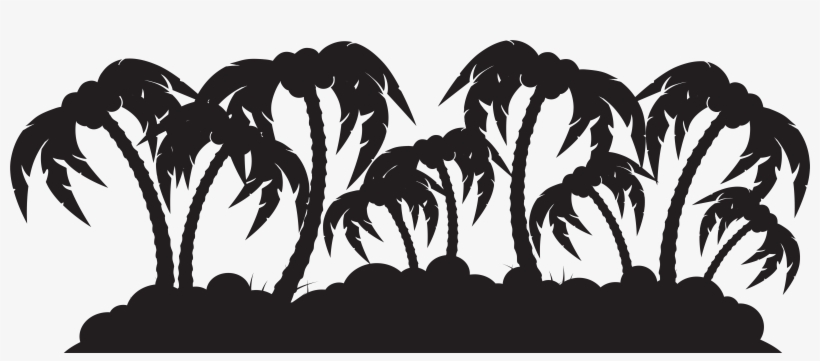 Palm Clip Art Image Gallery Yopriceville View - Island Silhouette Png, transparent png #168390