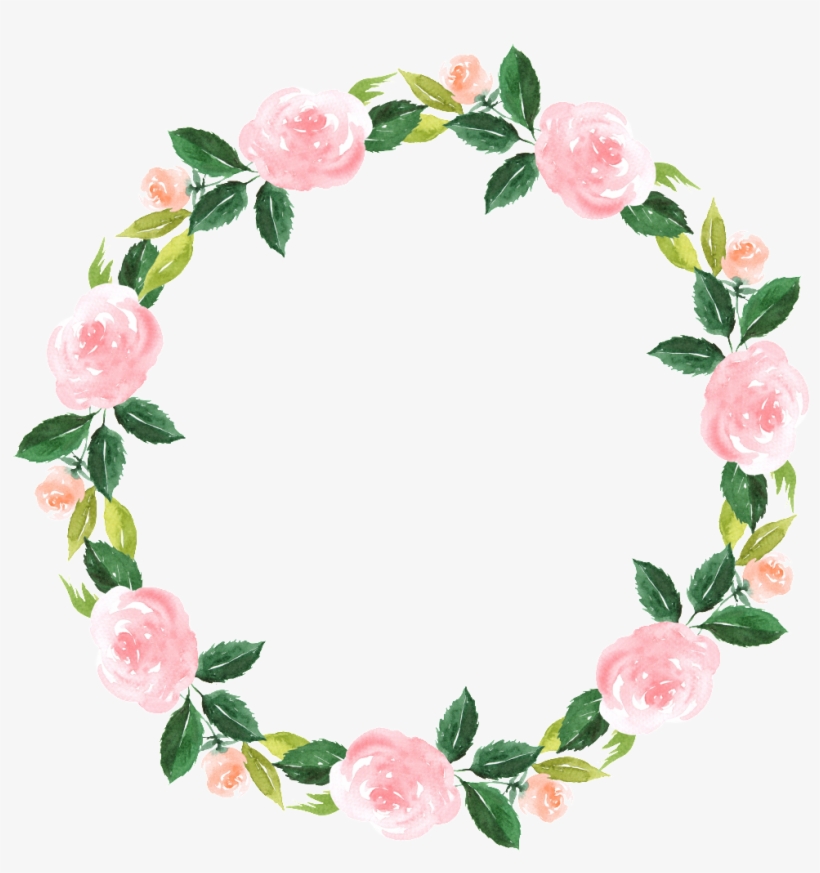 Hand Painted Pink Rose Flower Png Transparent - Wall, transparent png #168467