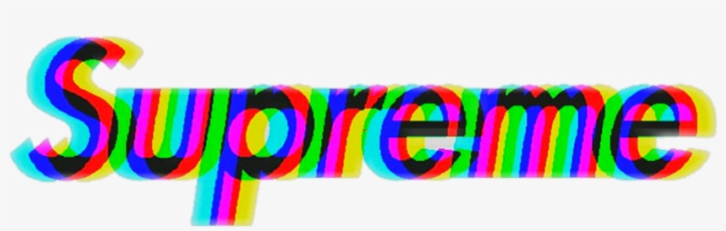 #freetoedit #supreme #glitch #art #photography #remixit - Supreme Glitch Png, transparent png #168594