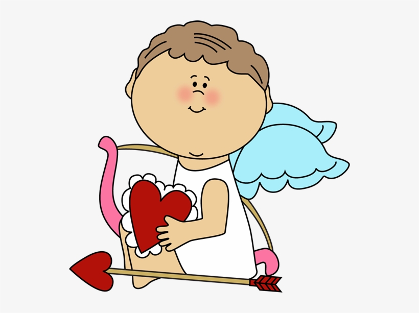 Cupid Clipart Valentines Freeuse Library - Valentine Cupid Clipart, transparent png #168699