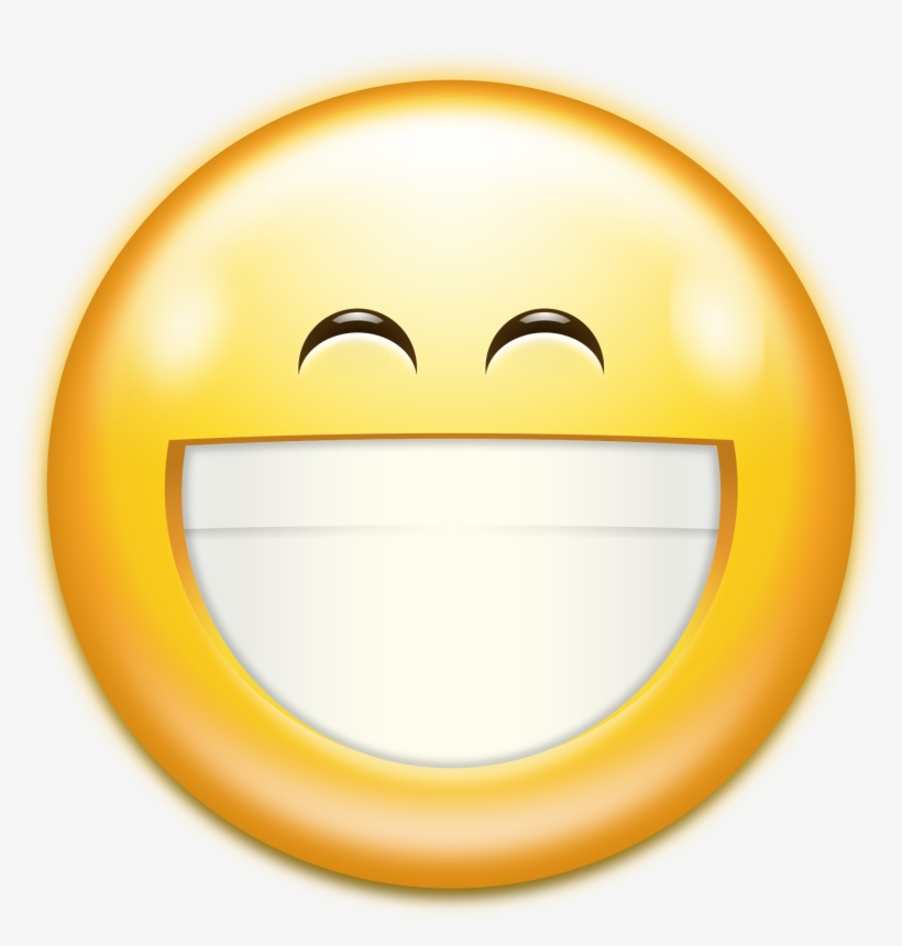 Hd Smile Png - Emoji Big Smile Png, transparent png #168793