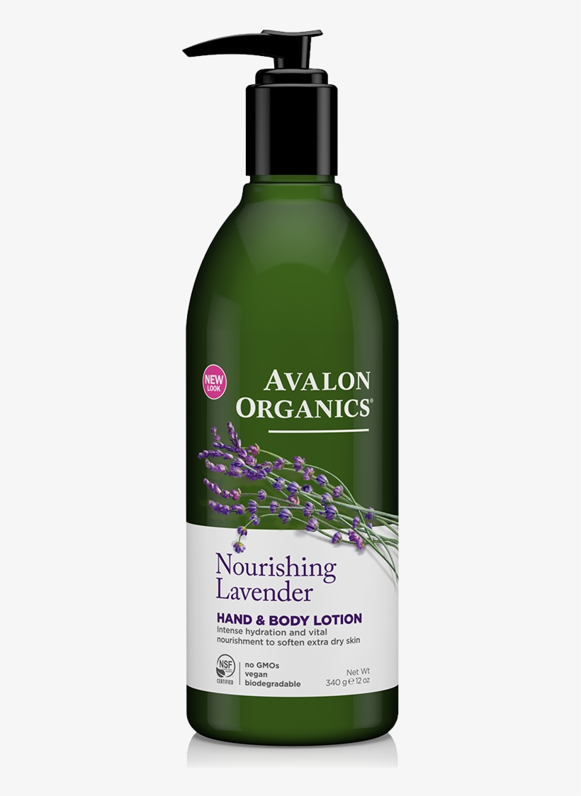 Organic Body Lotion - Avalon Organics Lavender Hand And Body Lotion, transparent png #168814
