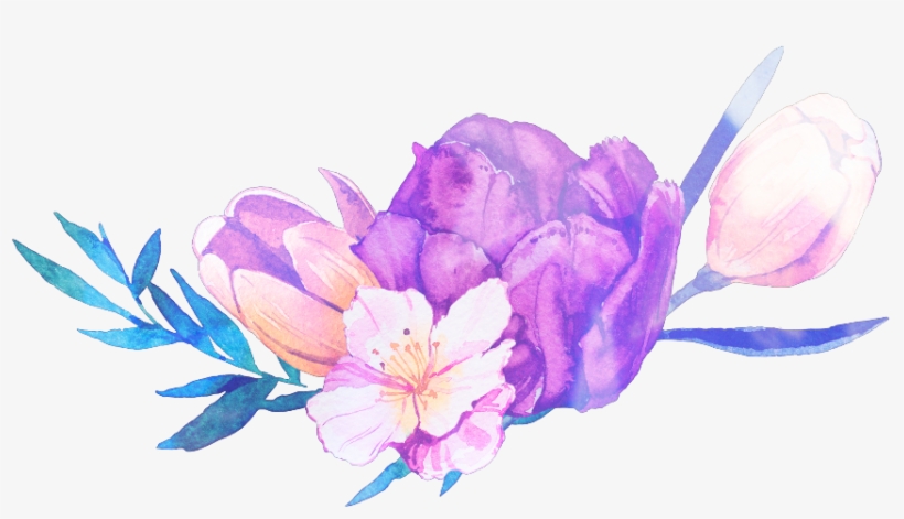 Mq Flower Garden Bouquet Leaves Watercolor - Kim Donghyuk, transparent png #168908