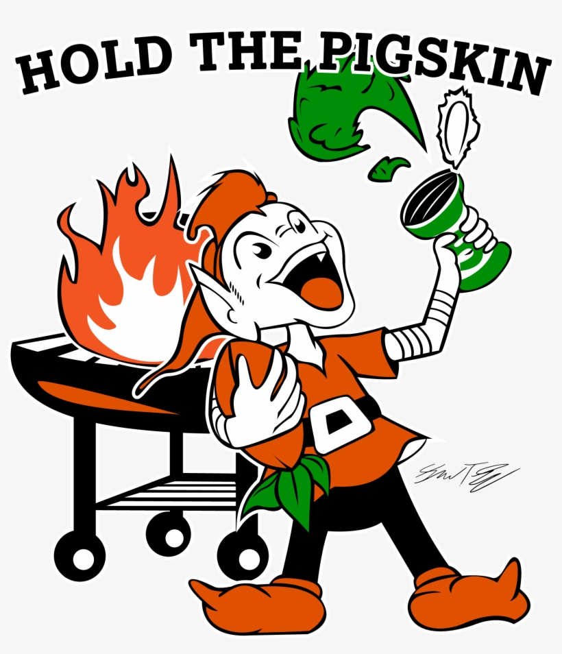 Graphic Royalty Free Library Hold The Pigskin A - Tailgate Party, transparent png #169259