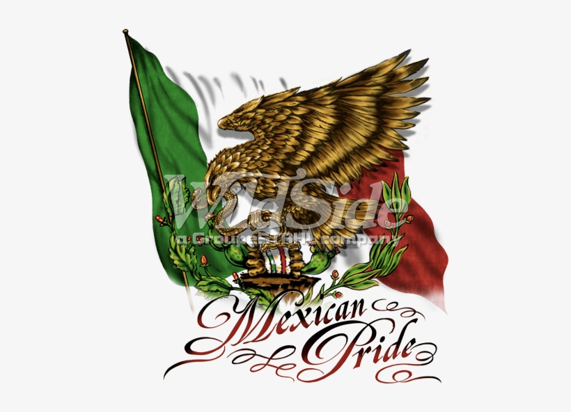 Mexican Pride-eagle, Flag - Mexico Flag Eagle Drawing, transparent png #169427