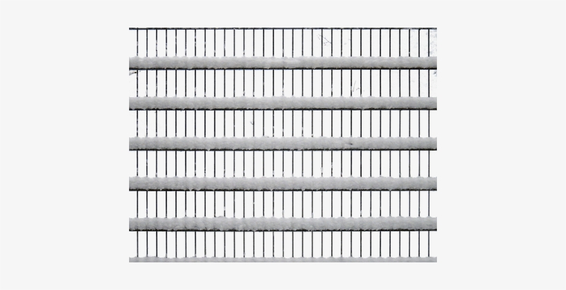 Fence, Grid, Snow, Winter, Bars, Metal - Fence, transparent png #169668