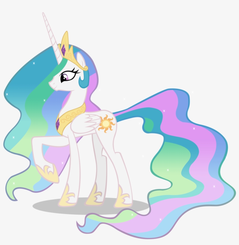 Little Pony Princess Luna Clipart - Dibujos De My Little Pony Princesa Celestia, transparent png #169881