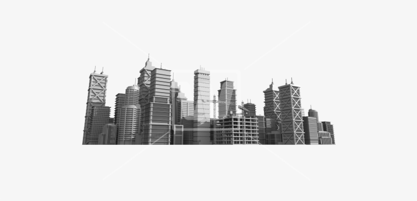 City Skyline Developing Png - City Skyline Png, transparent png #169926