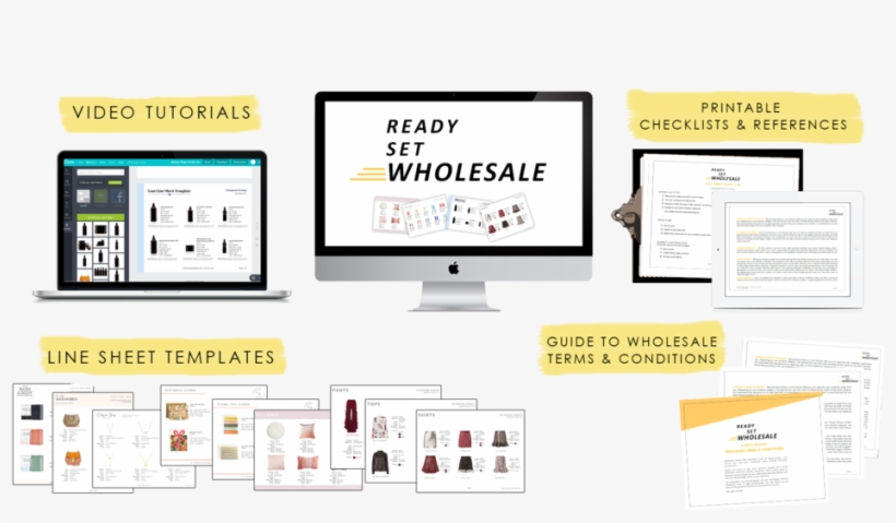 Ready Set Wholesale Product Bundle - Line Sheet, transparent png #1600080