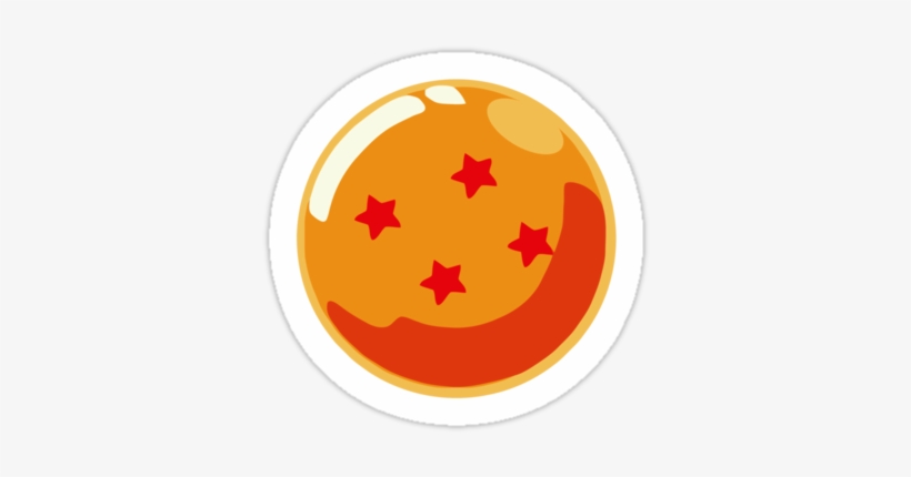 Dragon Ball Clipart Circle - Dragon Ball Stickers Png, transparent png #1600401