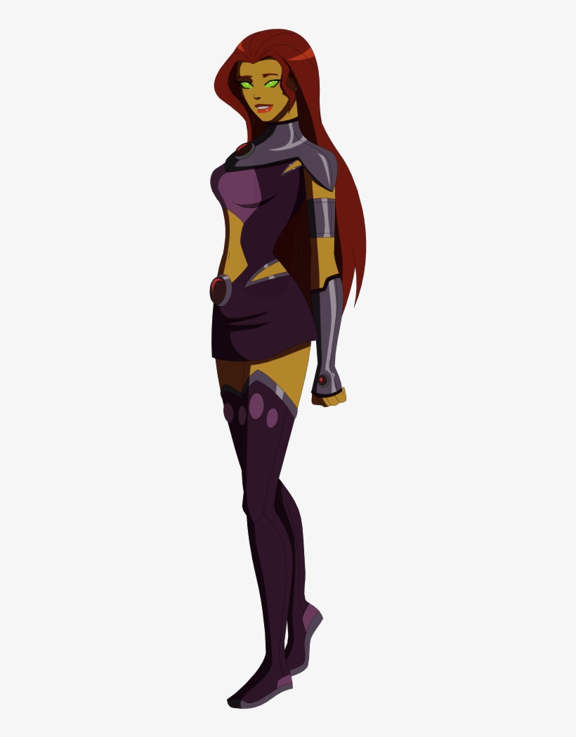 Dc-verse Starfire - Young Justice Star Fire, transparent png #1600490