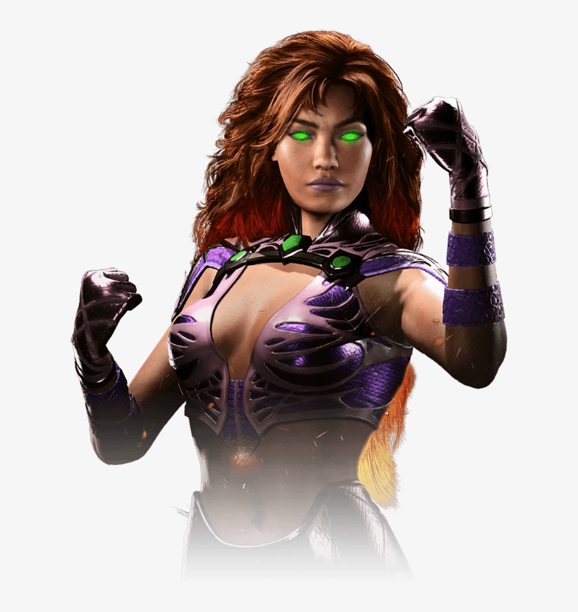 Starfire V 2 Injustice 2 Render By Yukizm-dbimhqc - Starfire Injustice 2 Png, transparent png #1600536