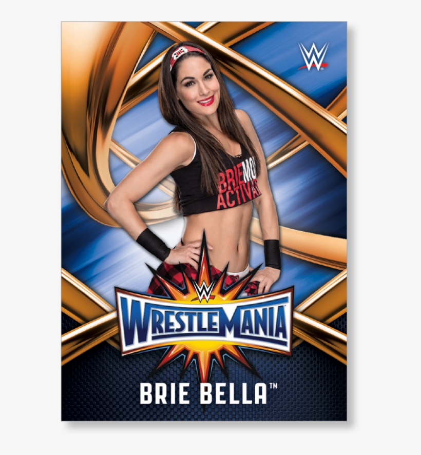 Brie Bella - 2017 Topps Wwe Road To Wrestlemania 8 Hobby Box Case, transparent png #1600578