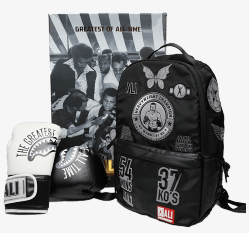 Sprayground Muhammad Ali G - Muhammad Ali Sprayground Black, transparent png #1600695