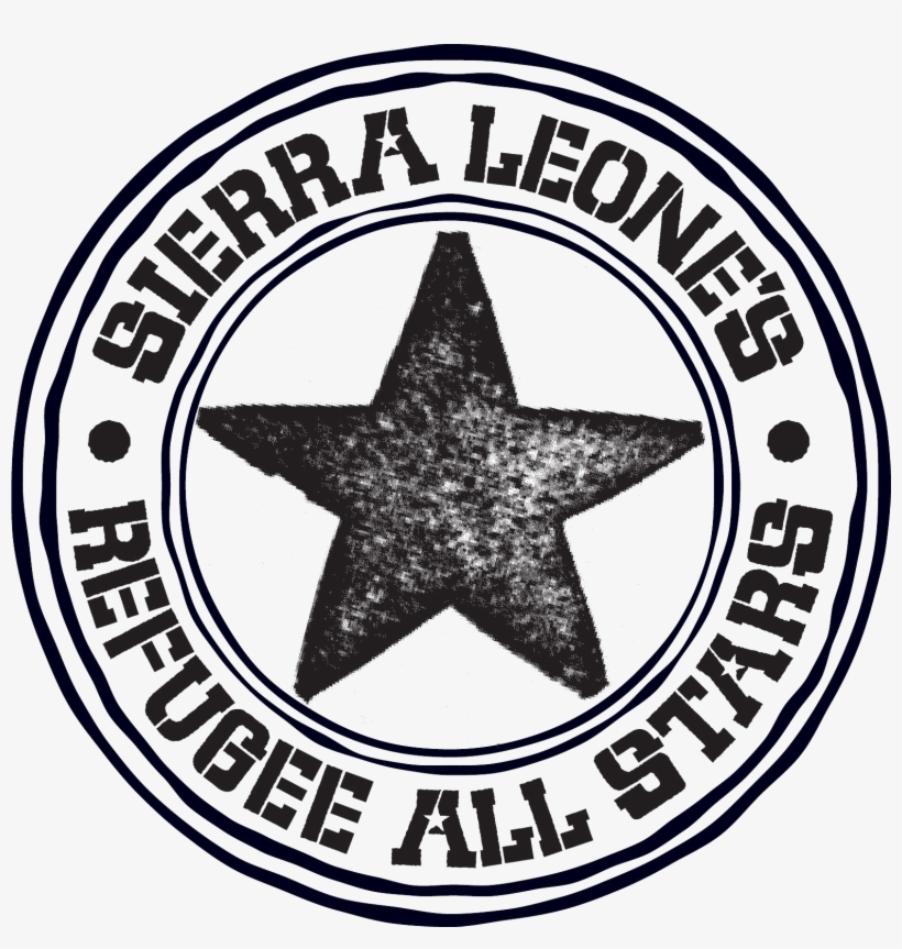 Star With Circle Logo - Sierra Leone's Refugee All Stars Logo, transparent png #1600973