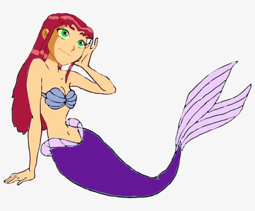 Starfire As A Mermaid - Pinkie Pie As A Mermaid, transparent png #1601119
