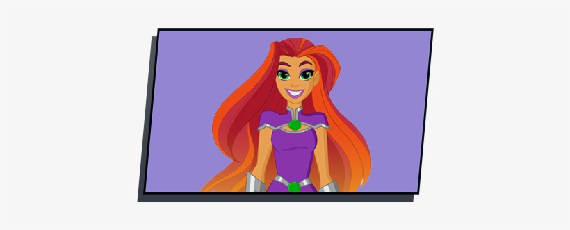 Dc Superhero Girls Starfire Png, transparent png #1601187