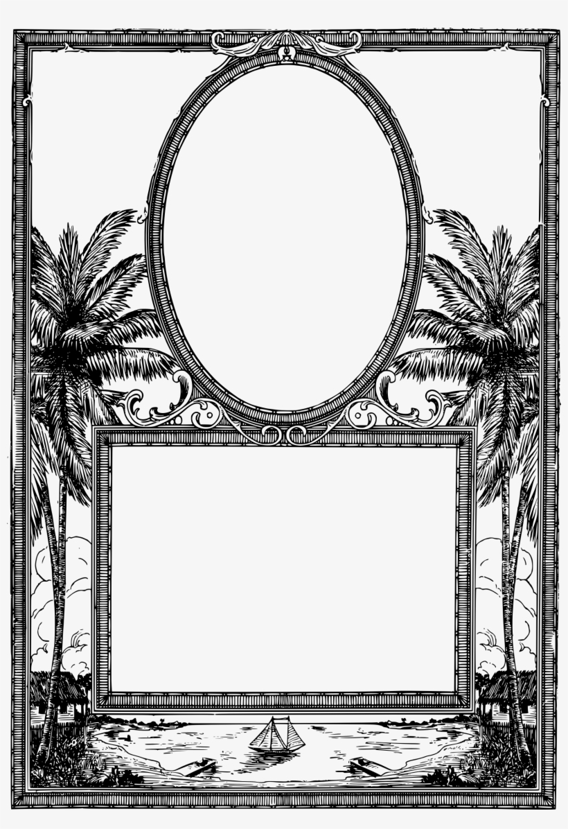 Picture Frames Window Tropical Climate Circle Ellipse - Dual Photo Frame, transparent png #1601212