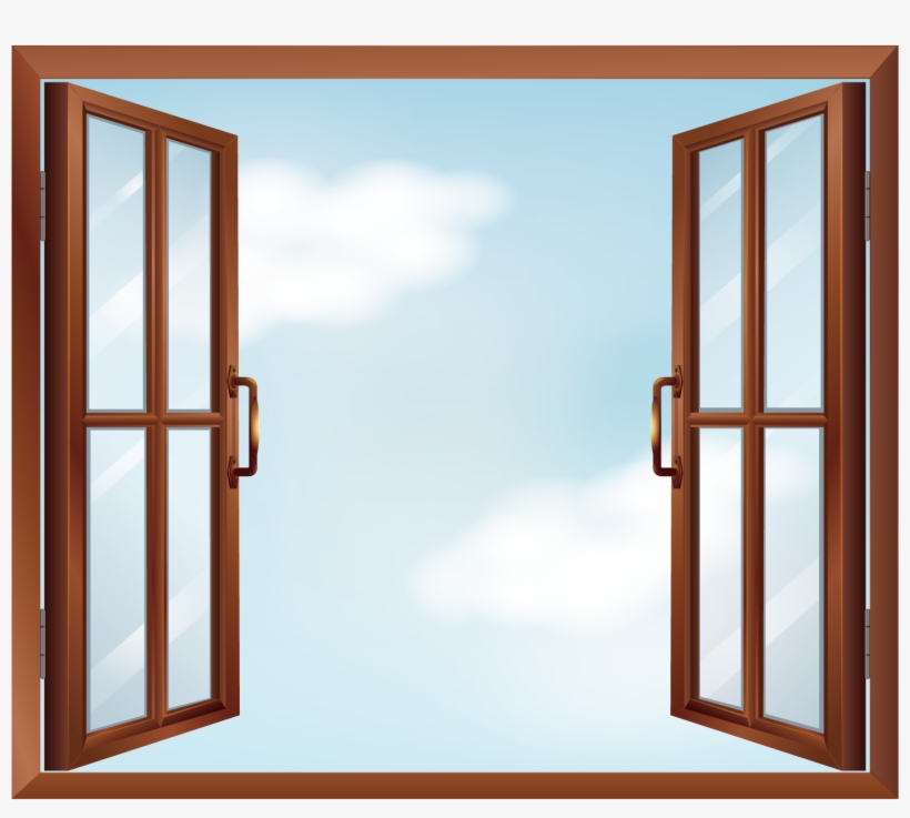 Image Library Download Clip Art Open Transprent Png - Window Vector, transparent png #1601494