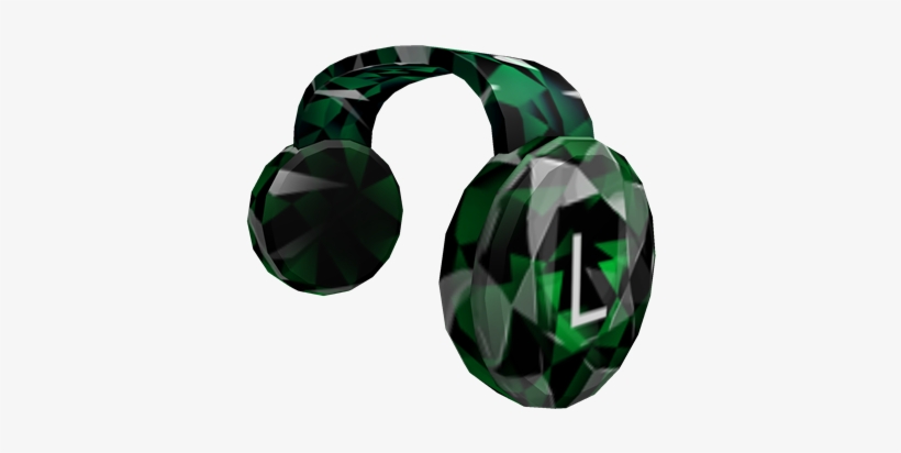 Emerald Entropy - Roblox Emerald Headphones, transparent png #1601518