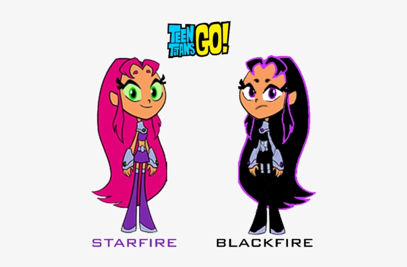 Starfire & Blackfire - Teen Titans Go Edible Frosting Sheet Cake Topper, transparent png #1601542
