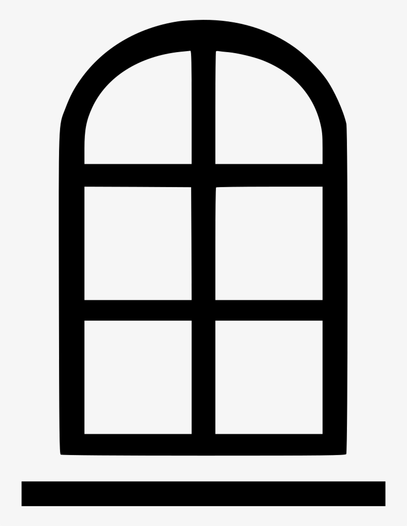 Window Arched Frame - Window, transparent png #1601565