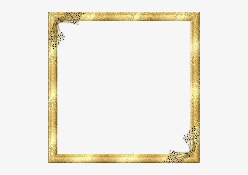 Gold Frame Border Design Transparent Borders - Fancy Gold Border Transparent, transparent png #1602253