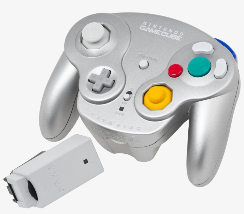 Gamecube Wavebird Silver - Gamecube Wavebird, transparent png #1602684