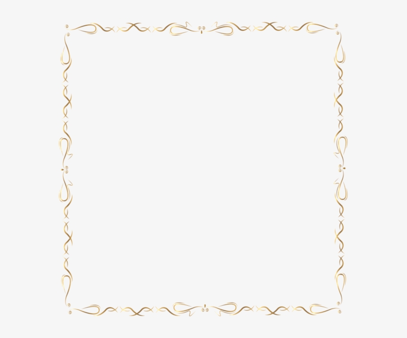 Golden Border Png Clip Art Image, transparent png #1602896