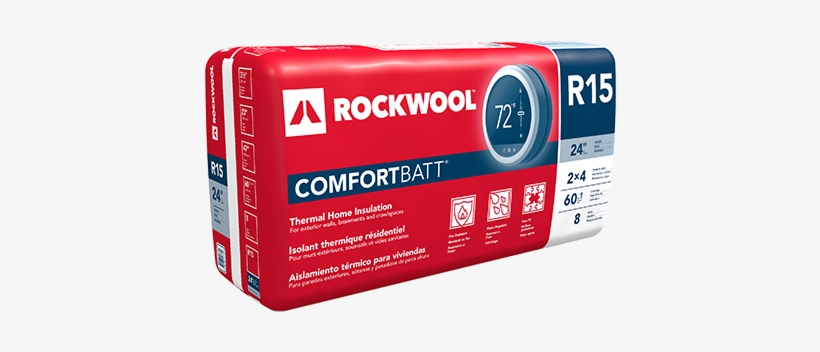Exposed Wood Framed Floor, Floor Insulation, Cathedral - Rockwool Comfortbatt, transparent png #1602967