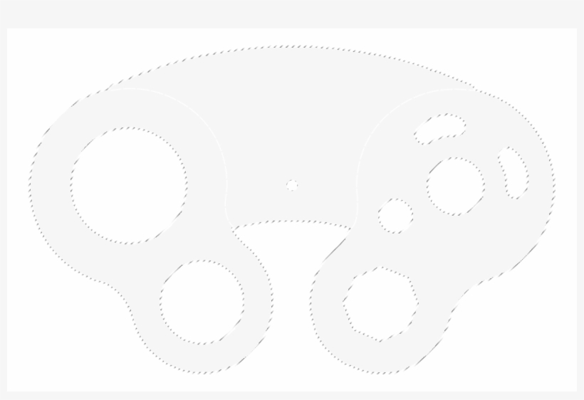 Gamecube Controller Skin Template, transparent png #1602990