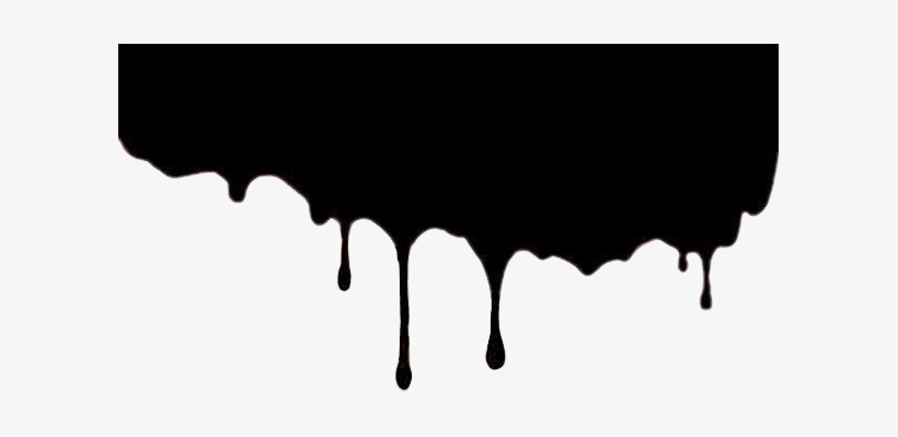 Drip Top Black Grimeeffect - Background Image For Blood Bank - Free Transpa...