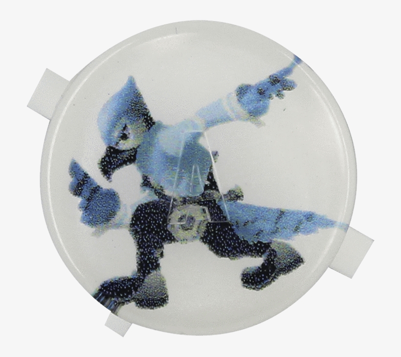 Gamecube Preloaded A Buttons - Blue And White Porcelain, transparent png #1603152