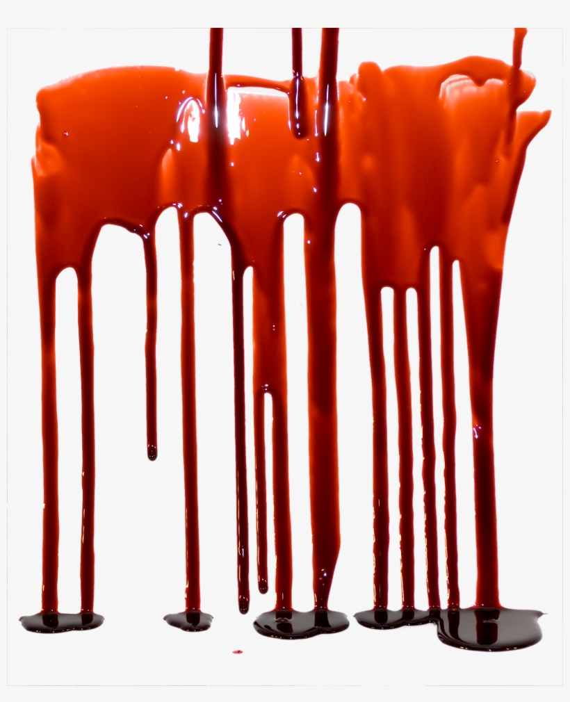 Realistic Blood Dripping Png Download - Потеки Пнг, transparent png #1603194